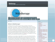 Tablet Screenshot of nidotherapy.com